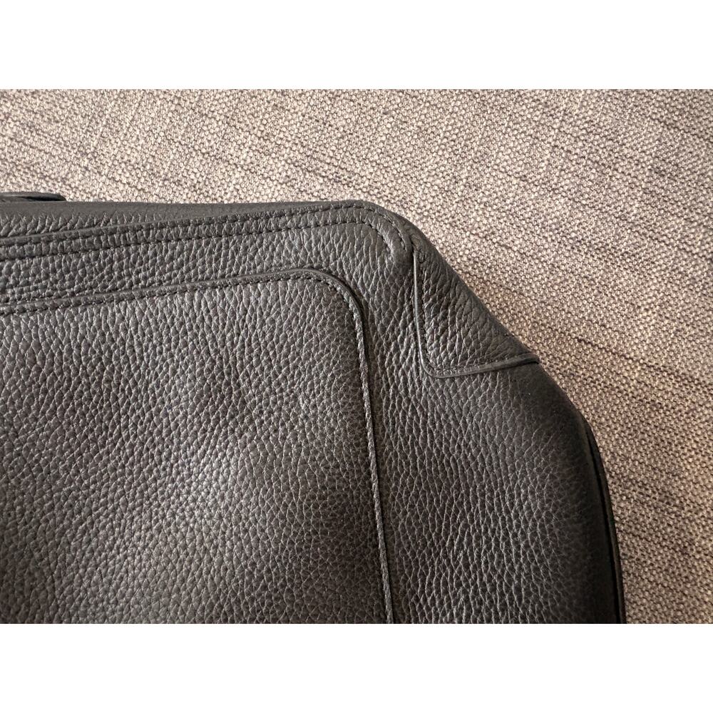 Furla Black Leather Shoulder Bag Gold Hardware Pebbled Medium Purse Work Classic - Picture 8 of 9
